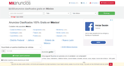 Desktop Screenshot of mxanuncios.com