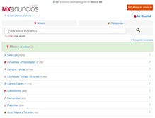 Tablet Screenshot of mxanuncios.com